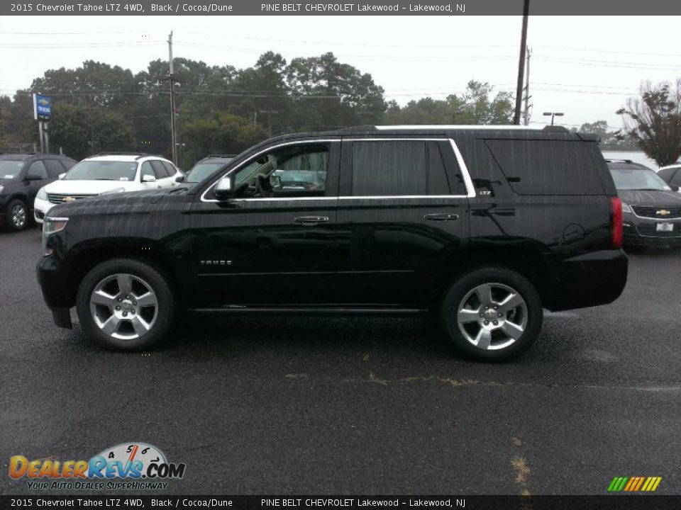 2015 Chevrolet Tahoe LTZ 4WD Black / Cocoa/Dune Photo #3