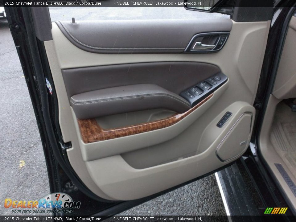 2015 Chevrolet Tahoe LTZ 4WD Black / Cocoa/Dune Photo #7