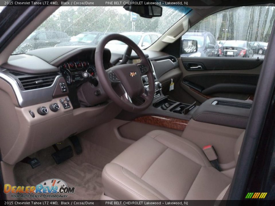 2015 Chevrolet Tahoe LTZ 4WD Black / Cocoa/Dune Photo #9