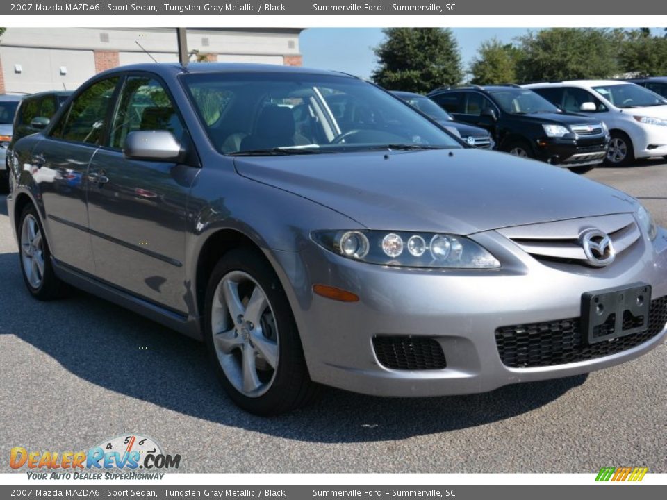 2007 Mazda MAZDA6 i Sport Sedan Tungsten Gray Metallic / Black Photo #1