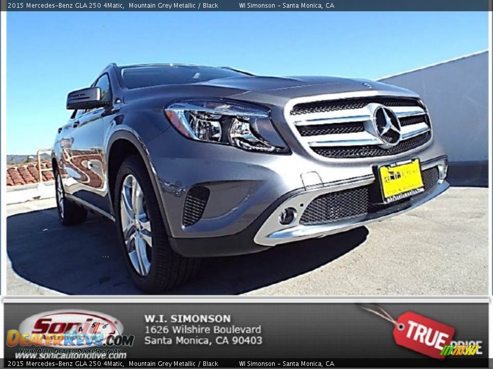 2015 Mercedes-Benz GLA 250 4Matic Mountain Grey Metallic / Black Photo #1