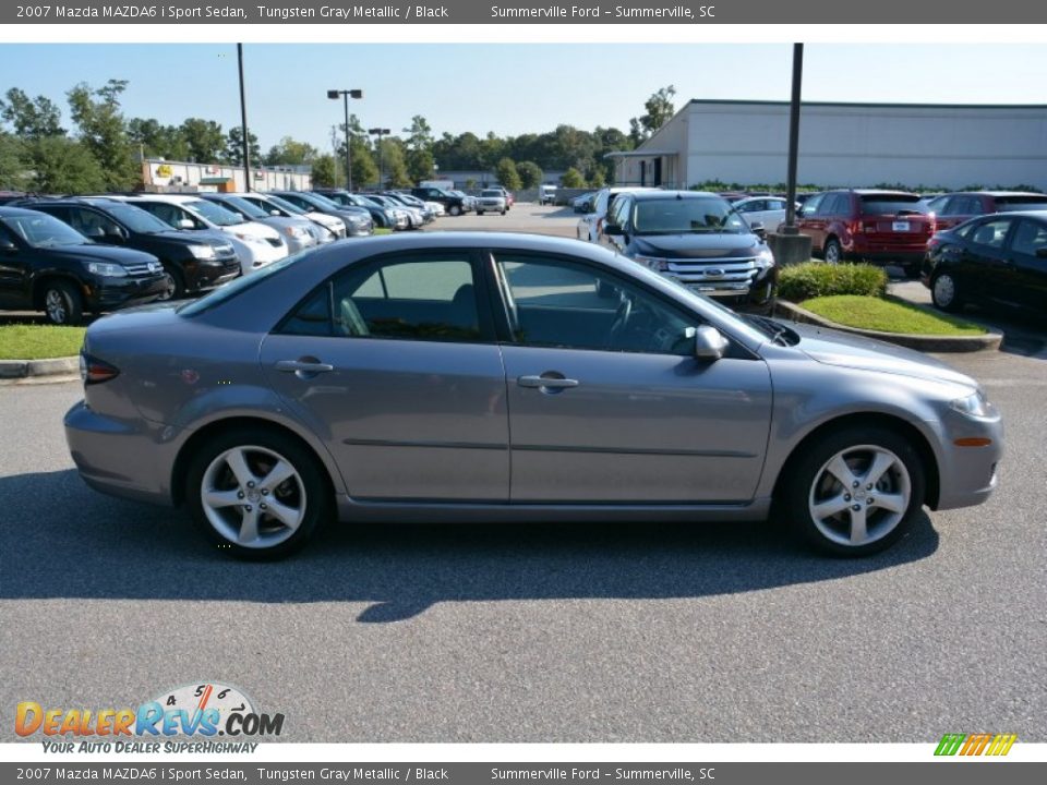 2007 Mazda MAZDA6 i Sport Sedan Tungsten Gray Metallic / Black Photo #2