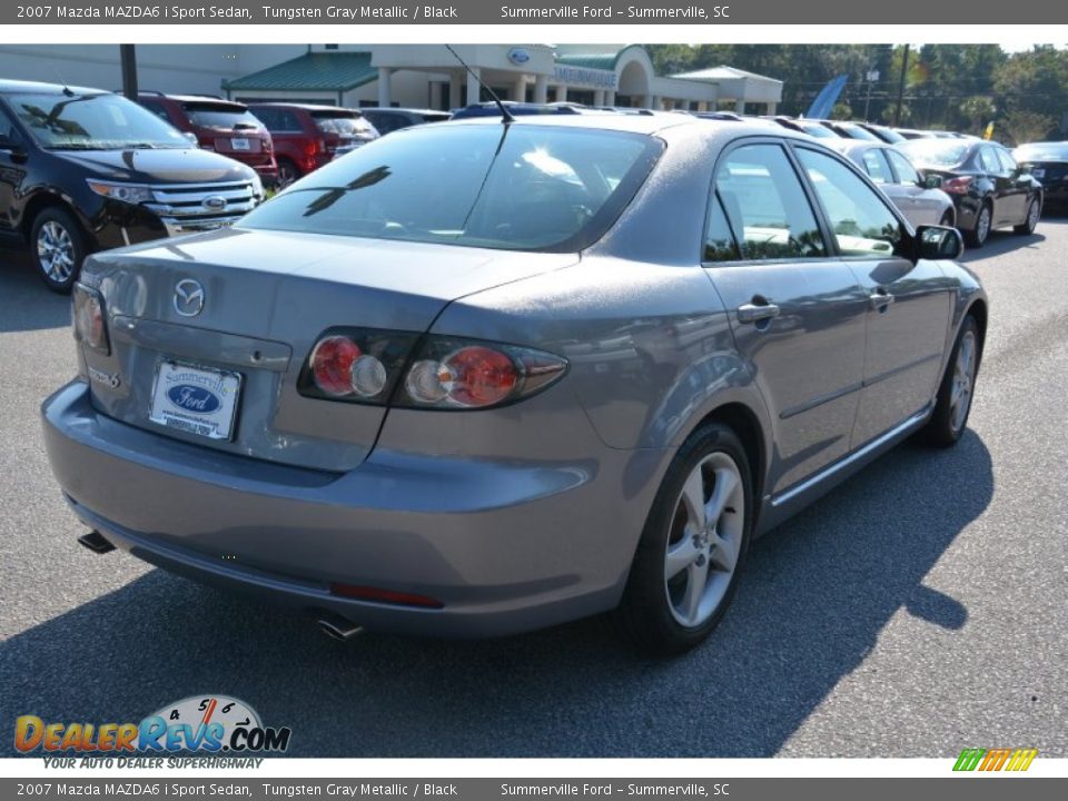 2007 Mazda MAZDA6 i Sport Sedan Tungsten Gray Metallic / Black Photo #3