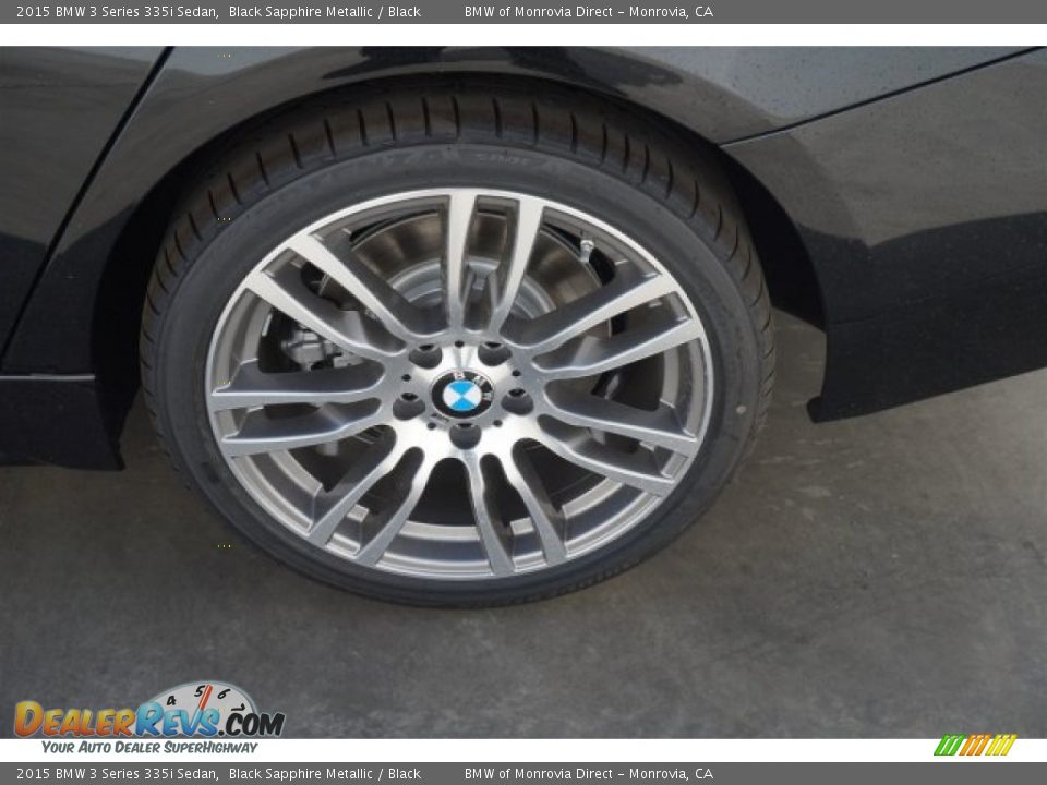 2015 BMW 3 Series 335i Sedan Black Sapphire Metallic / Black Photo #4