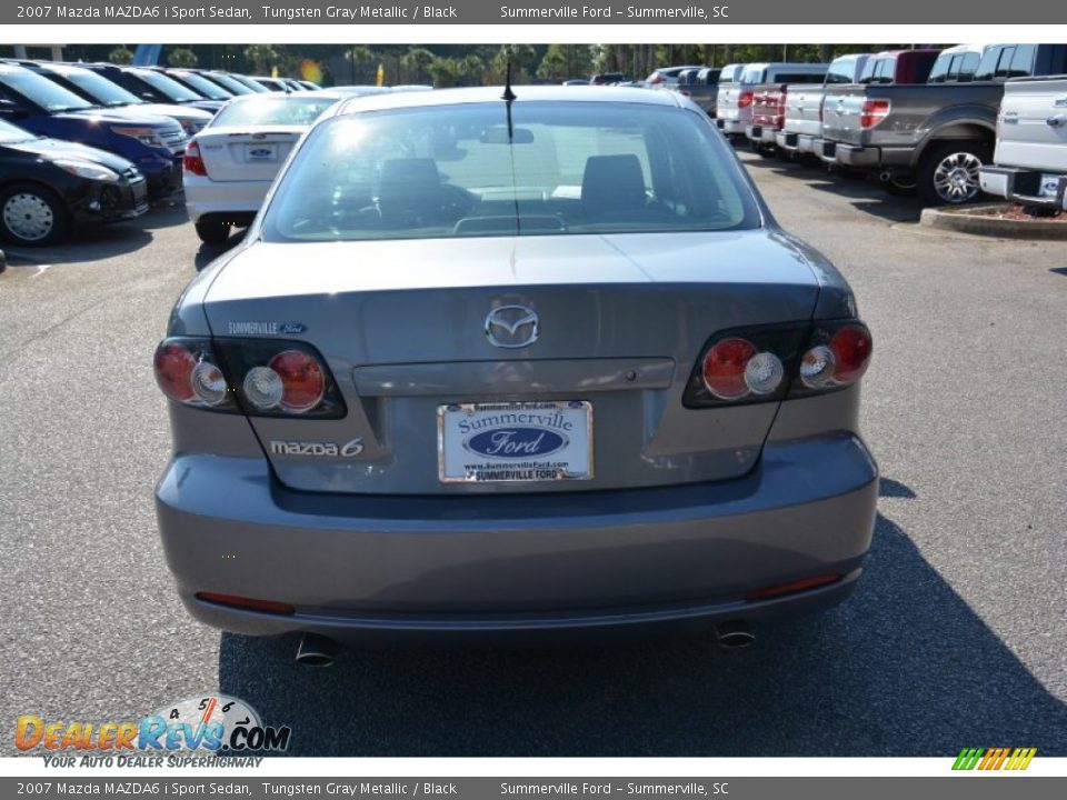 2007 Mazda MAZDA6 i Sport Sedan Tungsten Gray Metallic / Black Photo #4
