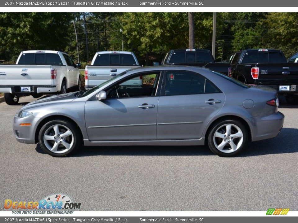 2007 Mazda MAZDA6 i Sport Sedan Tungsten Gray Metallic / Black Photo #6