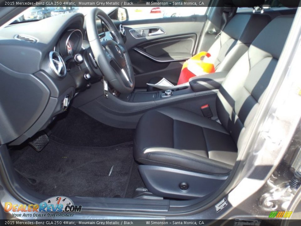 2015 Mercedes-Benz GLA 250 4Matic Mountain Grey Metallic / Black Photo #7