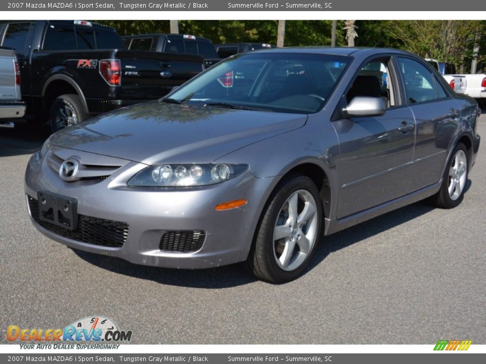 2007 Mazda MAZDA6 i Sport Sedan Tungsten Gray Metallic / Black Photo #7
