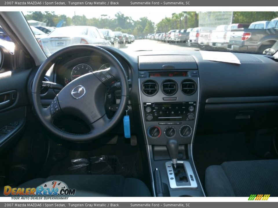 2007 Mazda MAZDA6 i Sport Sedan Tungsten Gray Metallic / Black Photo #8