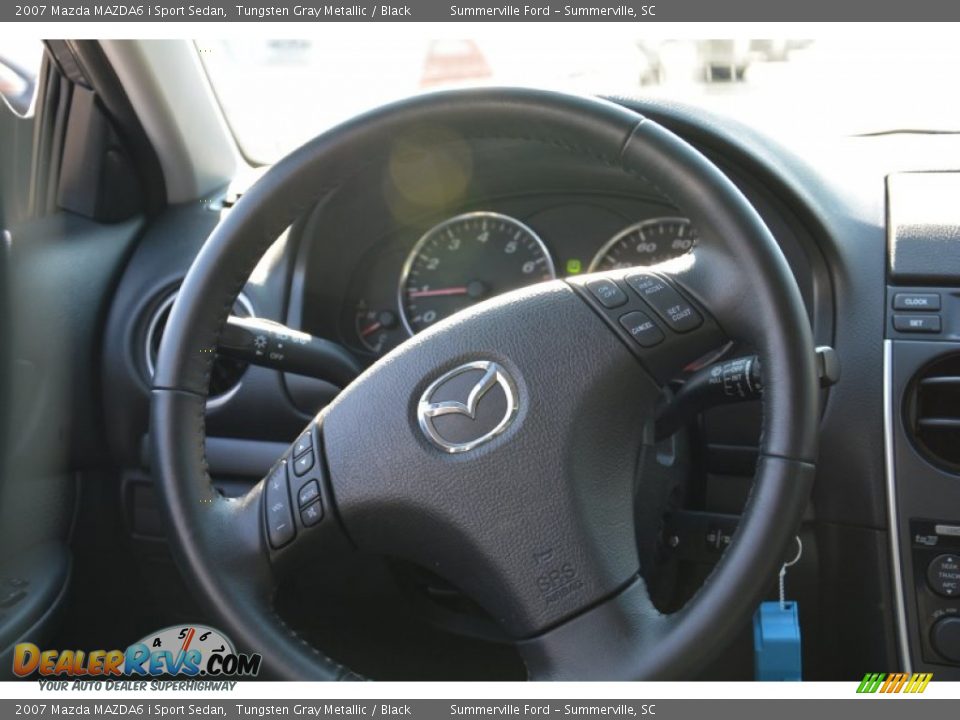 2007 Mazda MAZDA6 i Sport Sedan Tungsten Gray Metallic / Black Photo #9