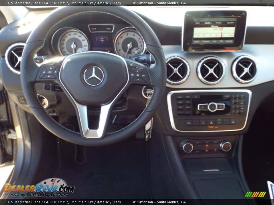 2015 Mercedes-Benz GLA 250 4Matic Mountain Grey Metallic / Black Photo #9