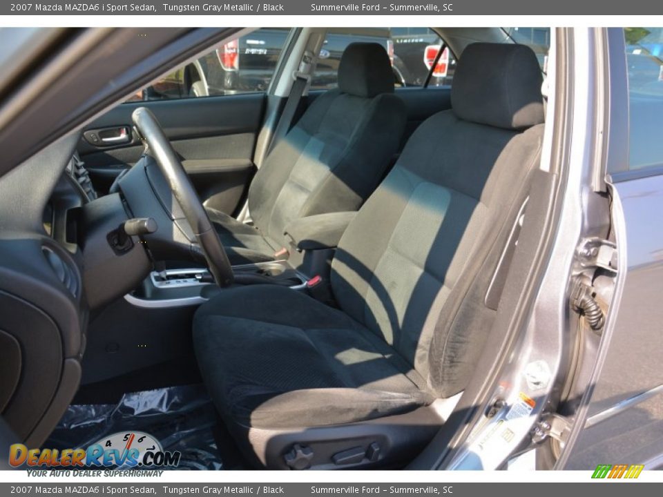 2007 Mazda MAZDA6 i Sport Sedan Tungsten Gray Metallic / Black Photo #11