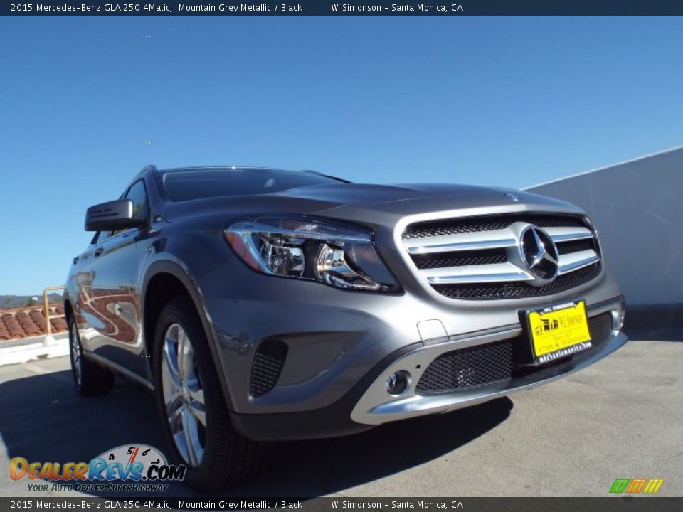 2015 Mercedes-Benz GLA 250 4Matic Mountain Grey Metallic / Black Photo #11