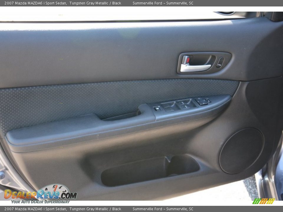 2007 Mazda MAZDA6 i Sport Sedan Tungsten Gray Metallic / Black Photo #12