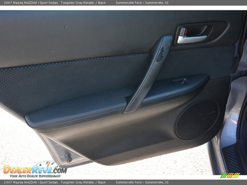 2007 Mazda MAZDA6 i Sport Sedan Tungsten Gray Metallic / Black Photo #14