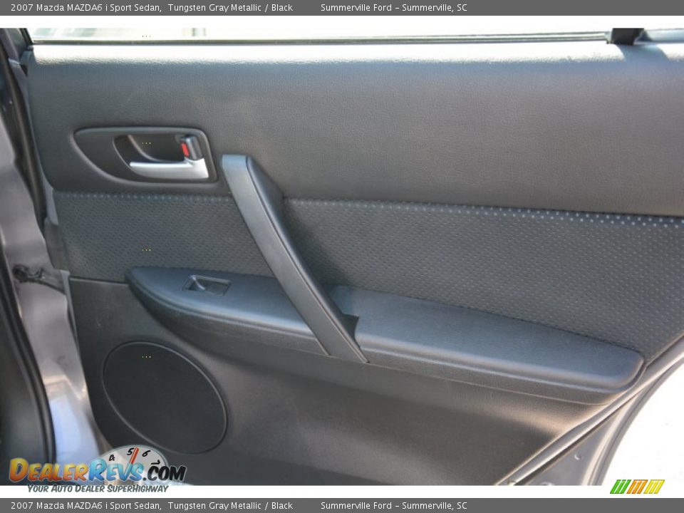 2007 Mazda MAZDA6 i Sport Sedan Tungsten Gray Metallic / Black Photo #17