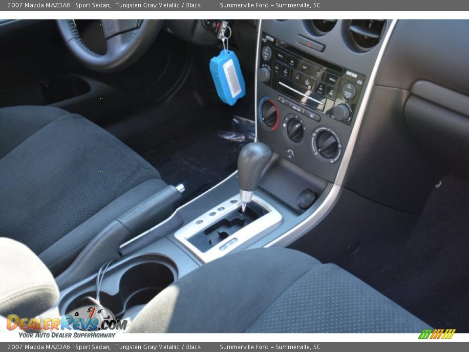 2007 Mazda MAZDA6 i Sport Sedan Tungsten Gray Metallic / Black Photo #18