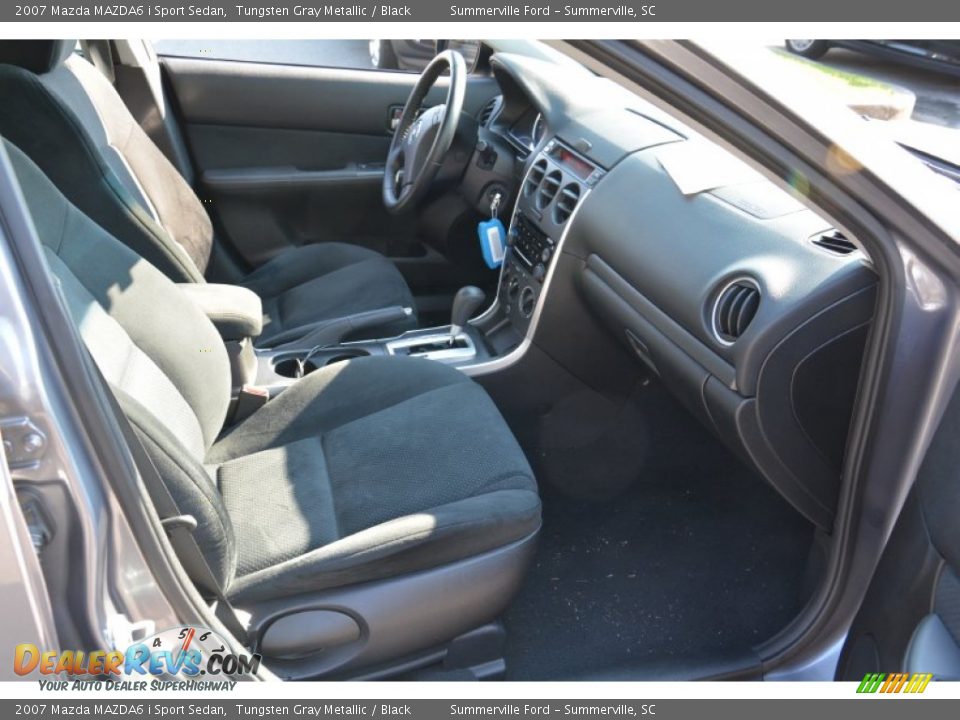2007 Mazda MAZDA6 i Sport Sedan Tungsten Gray Metallic / Black Photo #19