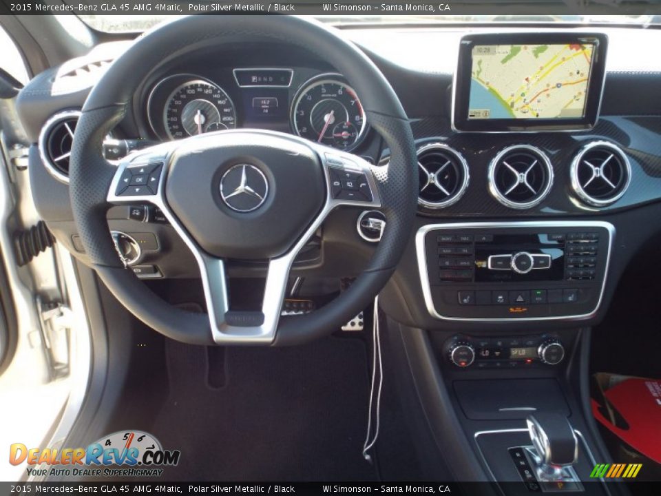 2015 Mercedes-Benz GLA 45 AMG 4Matic Polar Silver Metallic / Black Photo #9