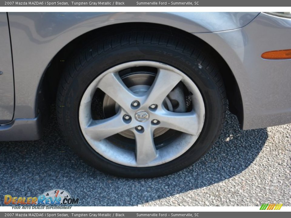 2007 Mazda MAZDA6 i Sport Sedan Tungsten Gray Metallic / Black Photo #21