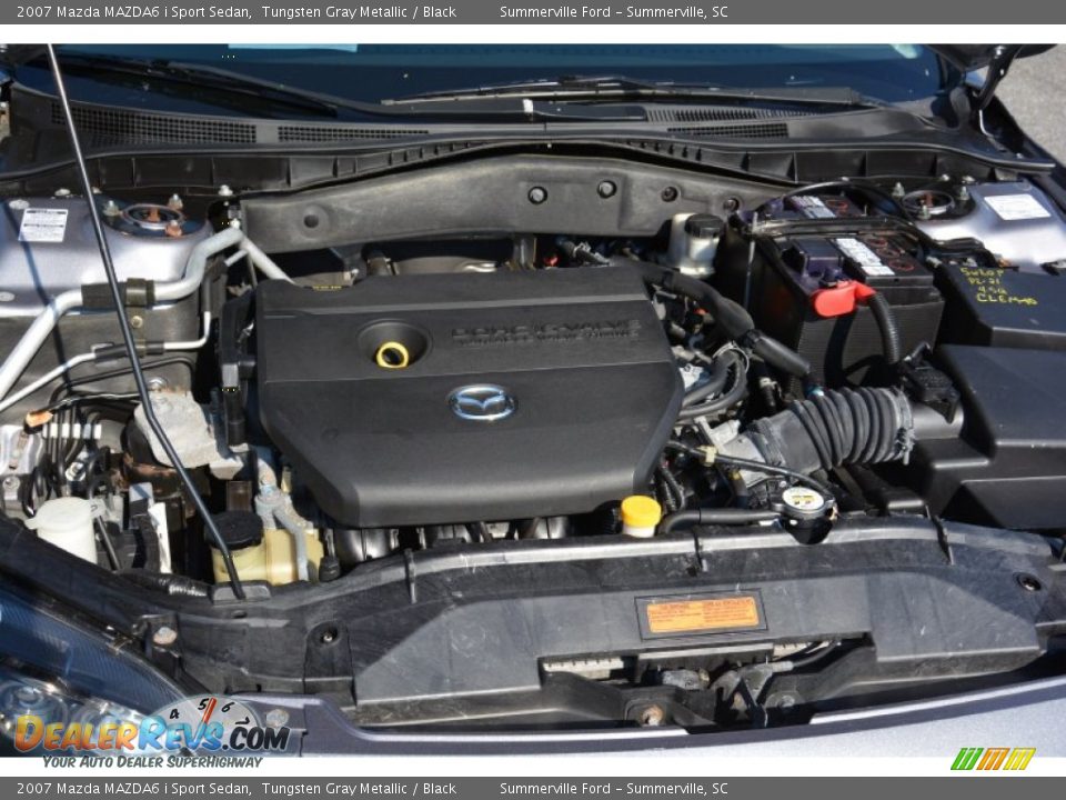 2007 Mazda MAZDA6 i Sport Sedan Tungsten Gray Metallic / Black Photo #22