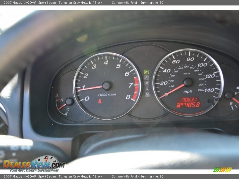 2007 Mazda MAZDA6 i Sport Sedan Tungsten Gray Metallic / Black Photo #24