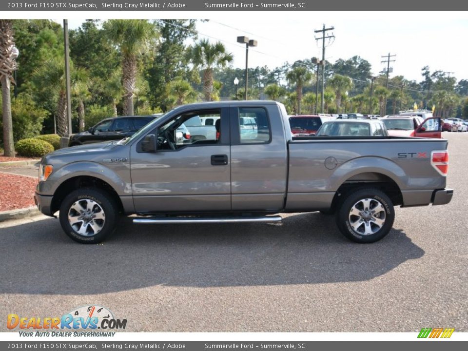 2013 Ford F150 STX SuperCab Sterling Gray Metallic / Adobe Photo #6