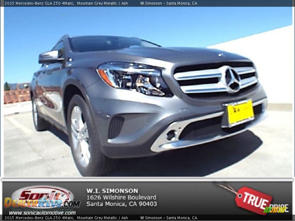 2015 Mercedes-Benz GLA 250 4Matic Mountain Grey Metallic / Ash Photo #1