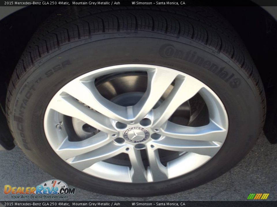 2015 Mercedes-Benz GLA 250 4Matic Mountain Grey Metallic / Ash Photo #10