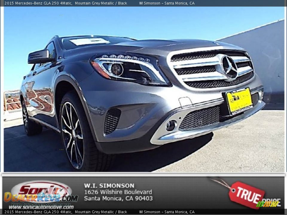 2015 Mercedes-Benz GLA 250 4Matic Mountain Grey Metallic / Black Photo #1