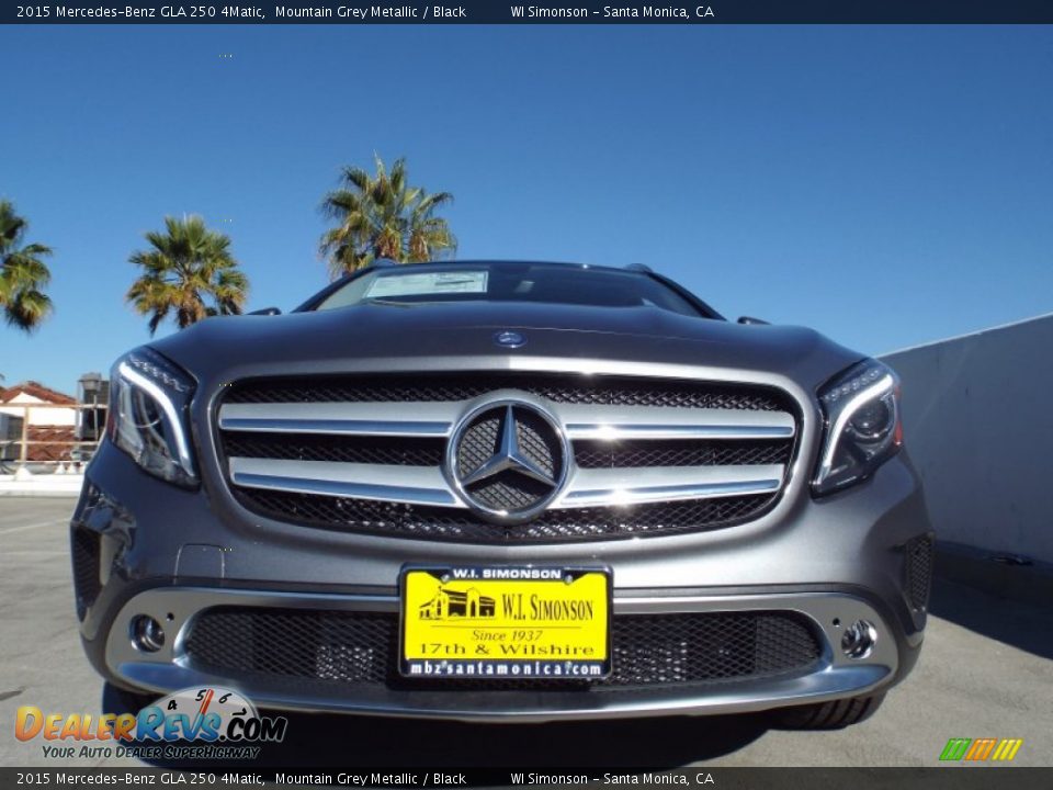 2015 Mercedes-Benz GLA 250 4Matic Mountain Grey Metallic / Black Photo #2