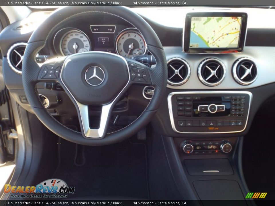 2015 Mercedes-Benz GLA 250 4Matic Mountain Grey Metallic / Black Photo #9