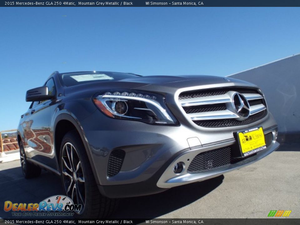 2015 Mercedes-Benz GLA 250 4Matic Mountain Grey Metallic / Black Photo #11