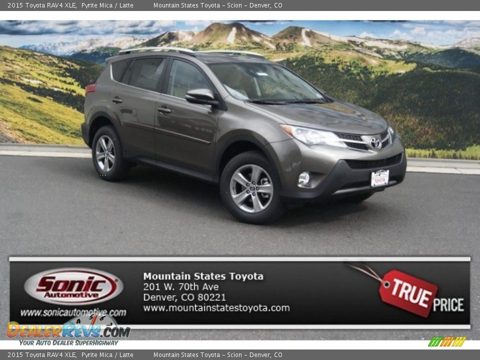 2015 Toyota RAV4 XLE Pyrite Mica / Latte Photo #1