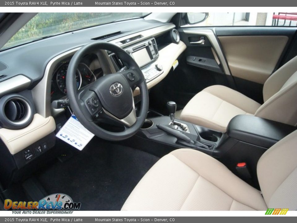 2015 Toyota RAV4 XLE Pyrite Mica / Latte Photo #5