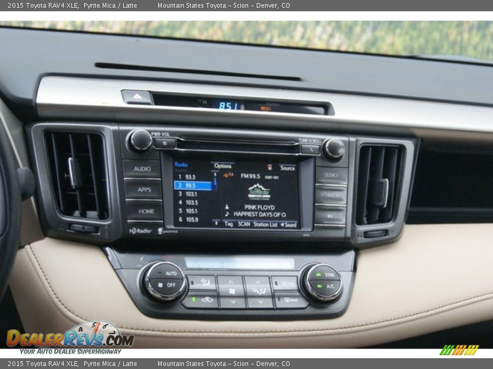 2015 Toyota RAV4 XLE Pyrite Mica / Latte Photo #6