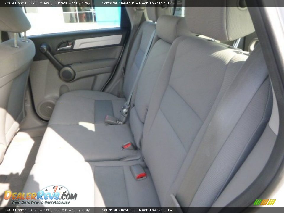 2009 Honda CR-V EX 4WD Taffeta White / Gray Photo #11