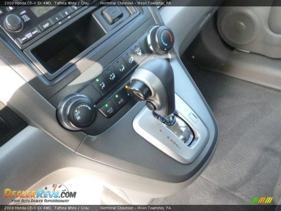 2009 Honda CR-V EX 4WD Taffeta White / Gray Photo #16