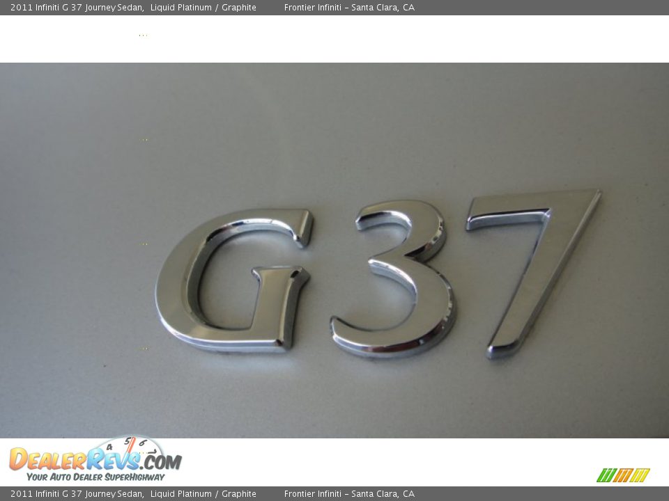 2011 Infiniti G 37 Journey Sedan Liquid Platinum / Graphite Photo #21