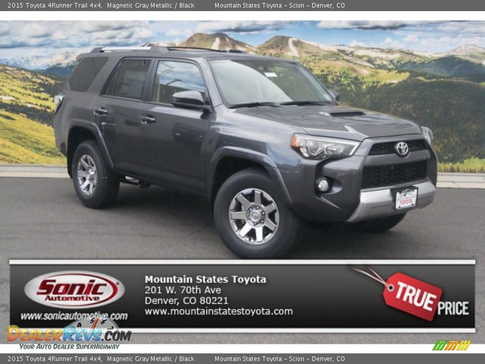 2015 Toyota 4Runner Trail 4x4 Magnetic Gray Metallic / Black Photo #1