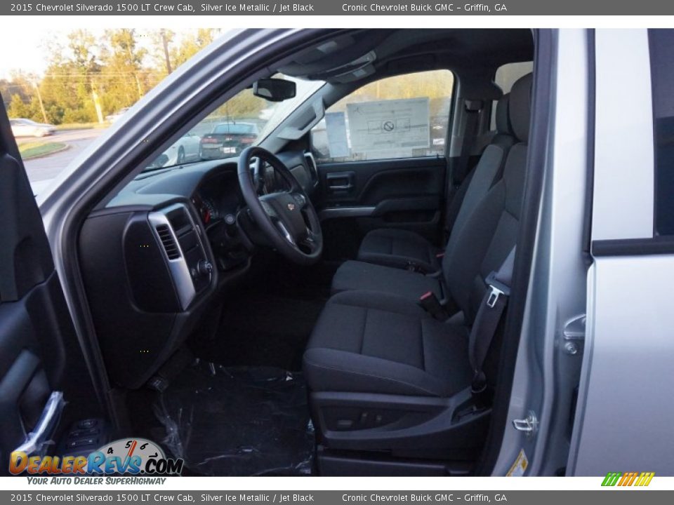 2015 Chevrolet Silverado 1500 LT Crew Cab Silver Ice Metallic / Jet Black Photo #8