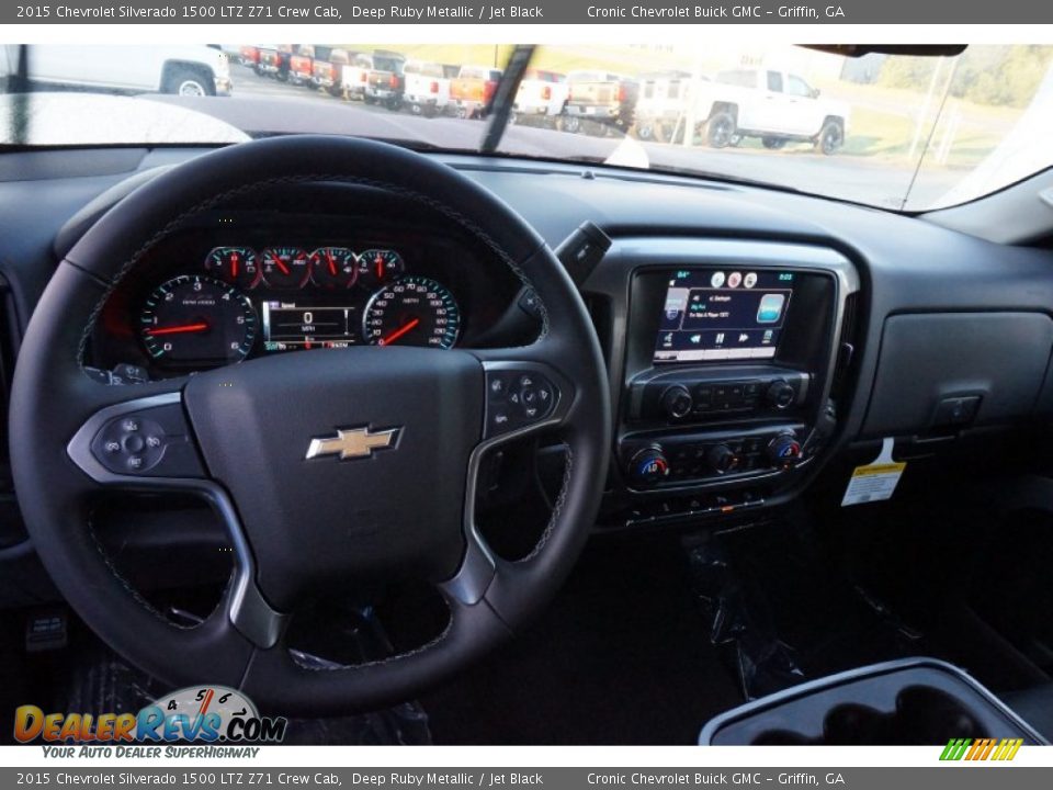 Dashboard of 2015 Chevrolet Silverado 1500 LTZ Z71 Crew Cab Photo #10