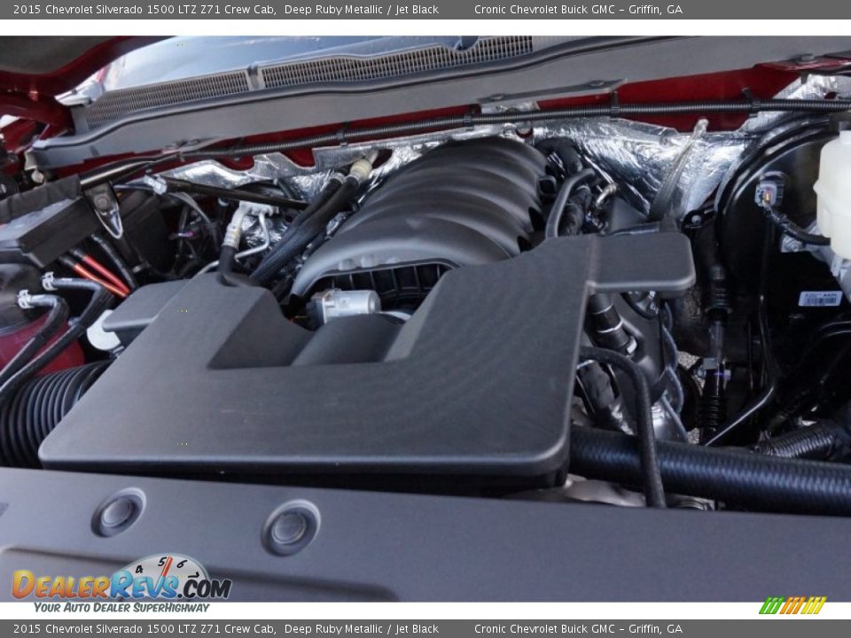 2015 Chevrolet Silverado 1500 LTZ Z71 Crew Cab Deep Ruby Metallic / Jet Black Photo #12