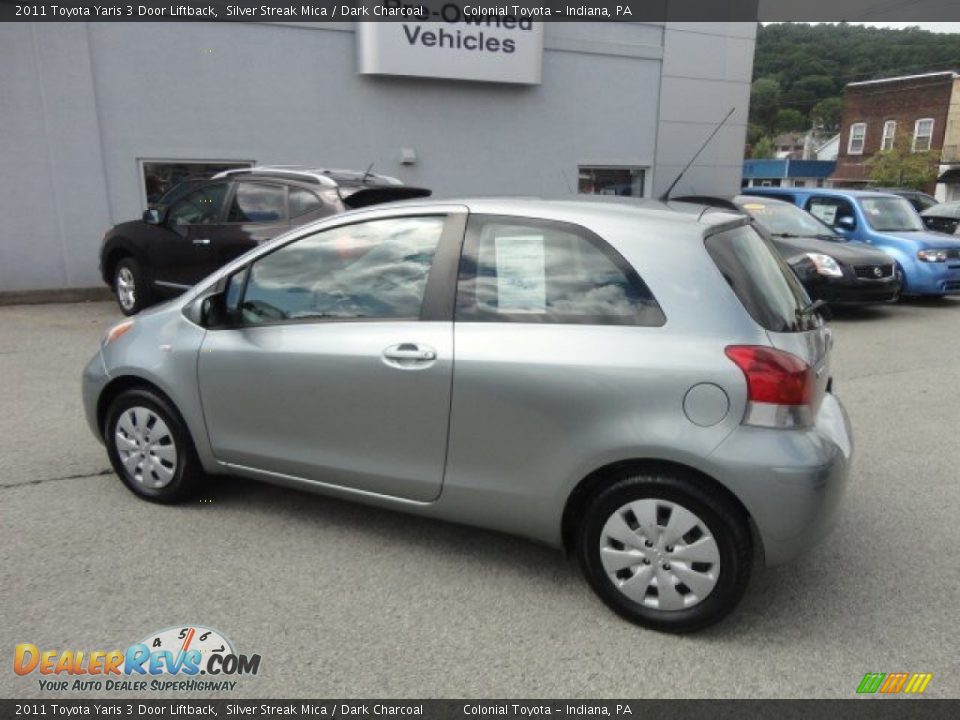 2011 Toyota Yaris 3 Door Liftback Silver Streak Mica / Dark Charcoal Photo #3