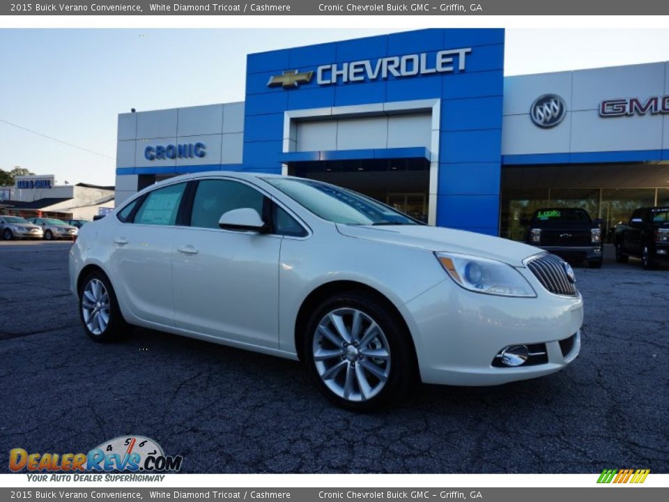 2015 Buick Verano Convenience White Diamond Tricoat / Cashmere Photo #1