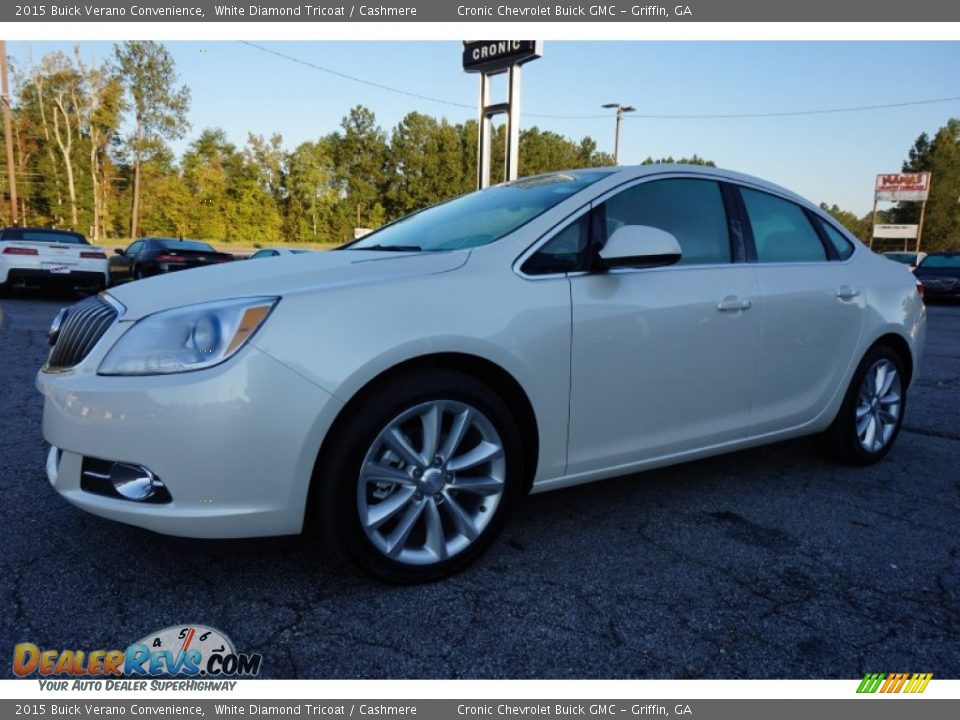 2015 Buick Verano Convenience White Diamond Tricoat / Cashmere Photo #3