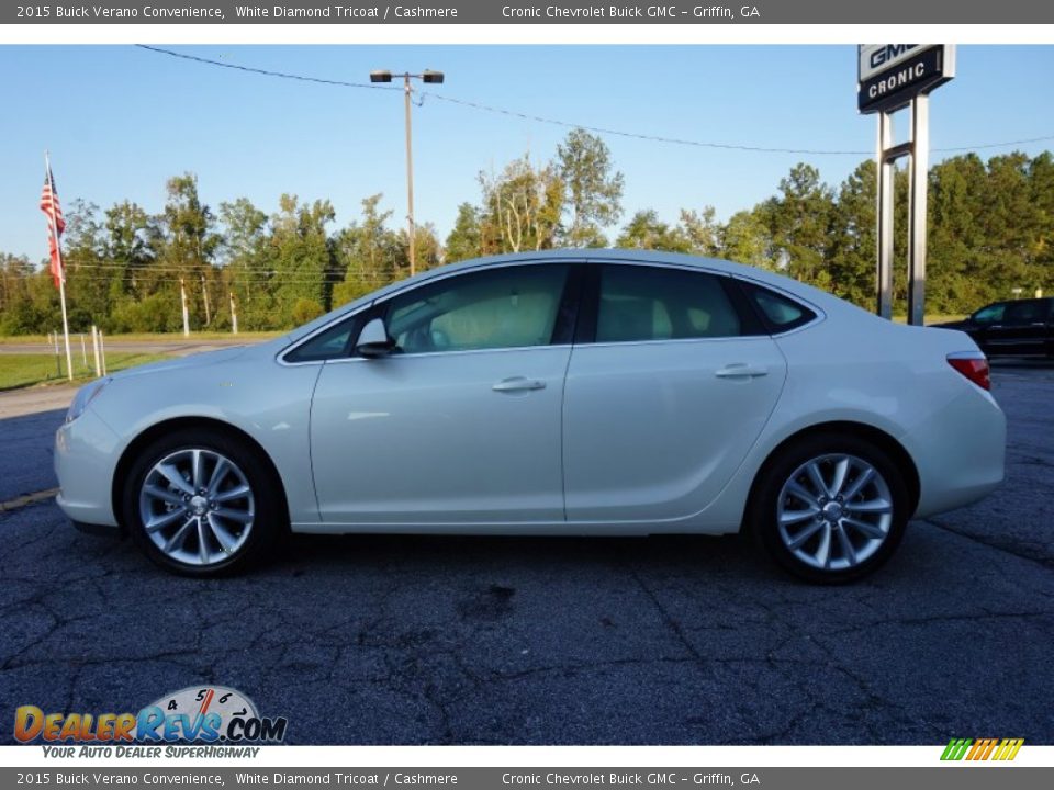 2015 Buick Verano Convenience White Diamond Tricoat / Cashmere Photo #4