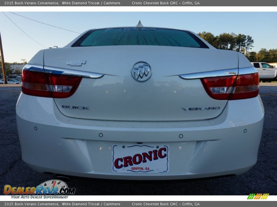 2015 Buick Verano Convenience White Diamond Tricoat / Cashmere Photo #6