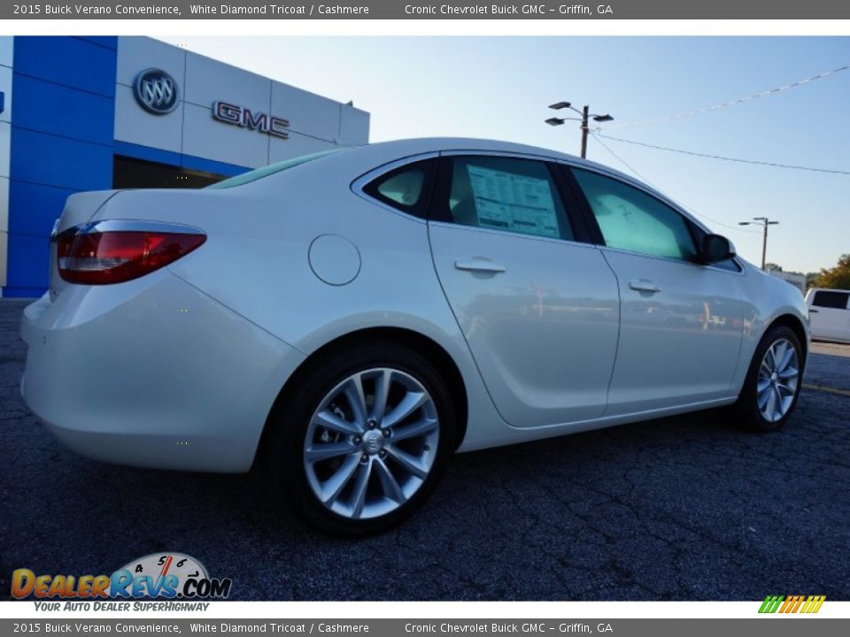 2015 Buick Verano Convenience White Diamond Tricoat / Cashmere Photo #7
