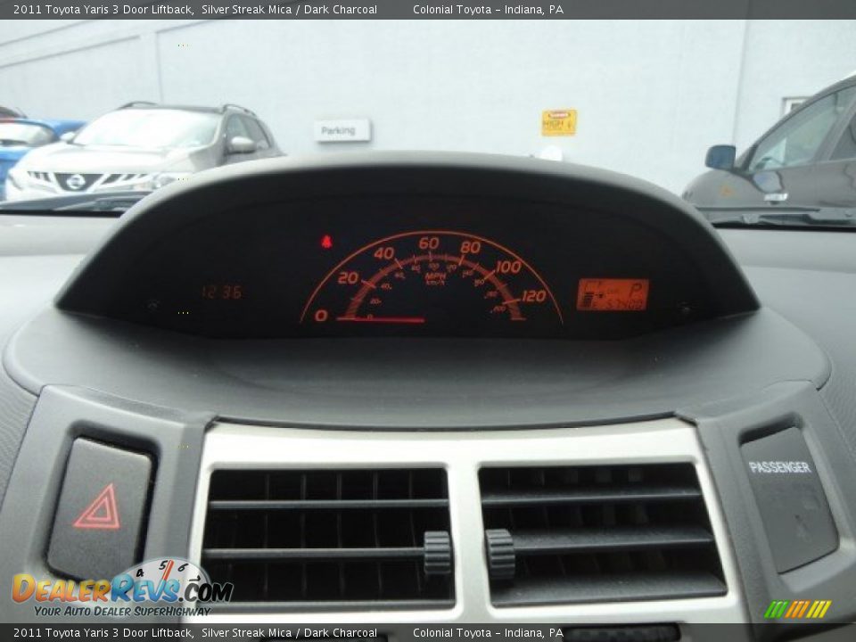 2011 Toyota Yaris 3 Door Liftback Silver Streak Mica / Dark Charcoal Photo #12